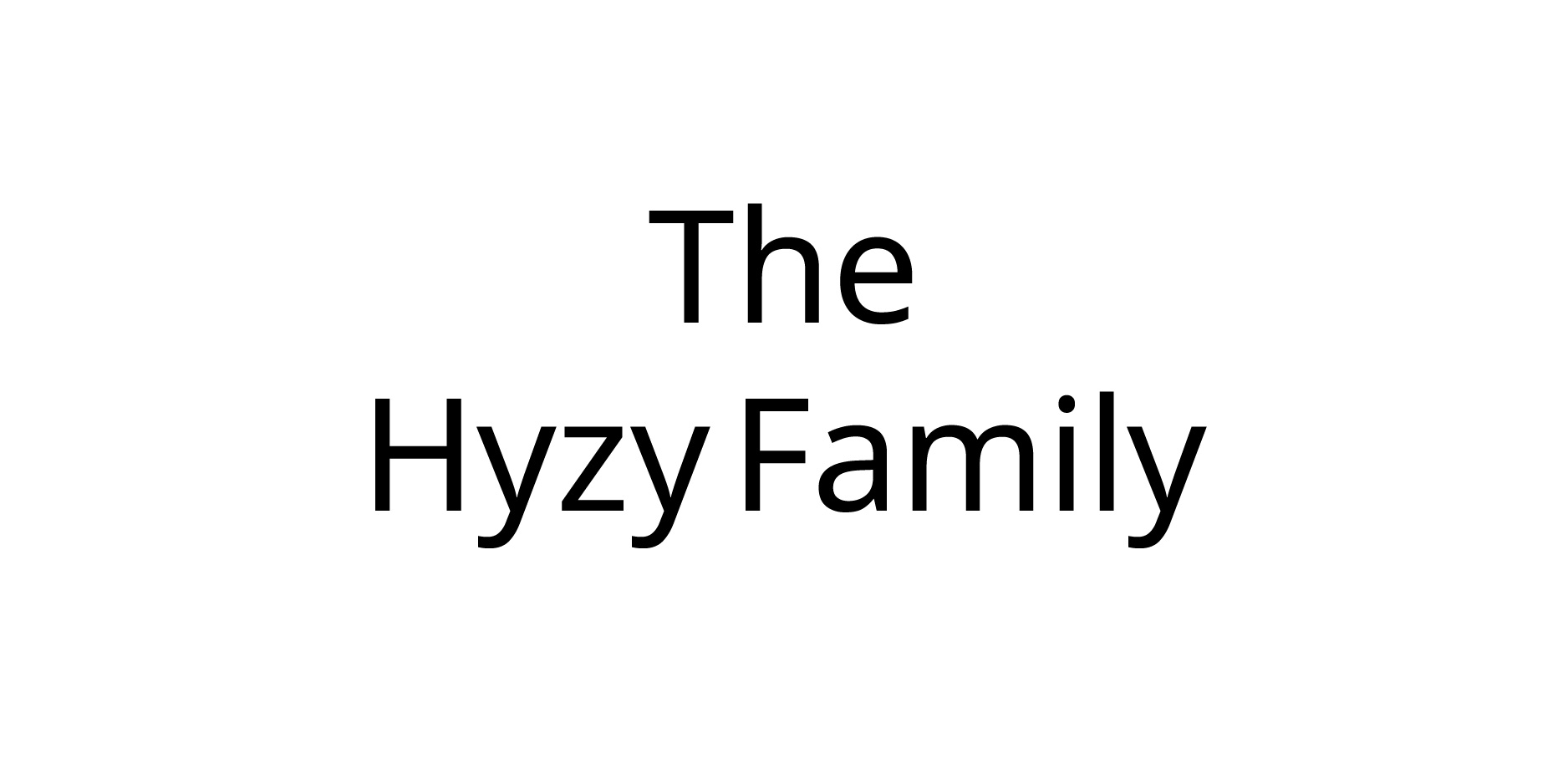 Hyzy Family