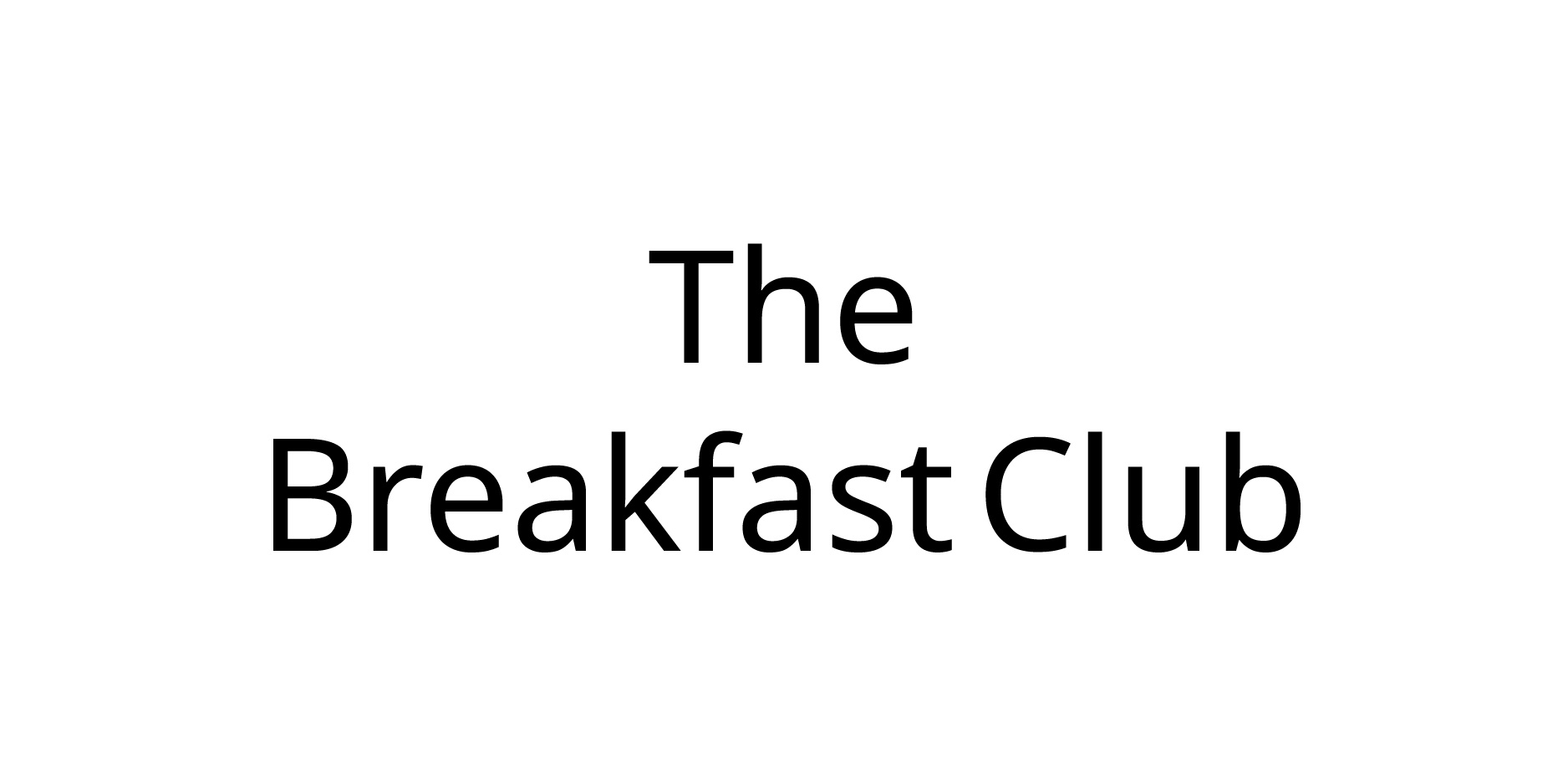 The Breakfast Club